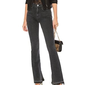 HUDSON HIGHRISE HEARTBREAKER FLARED IN CRY LATER DARK WASH JEANS
